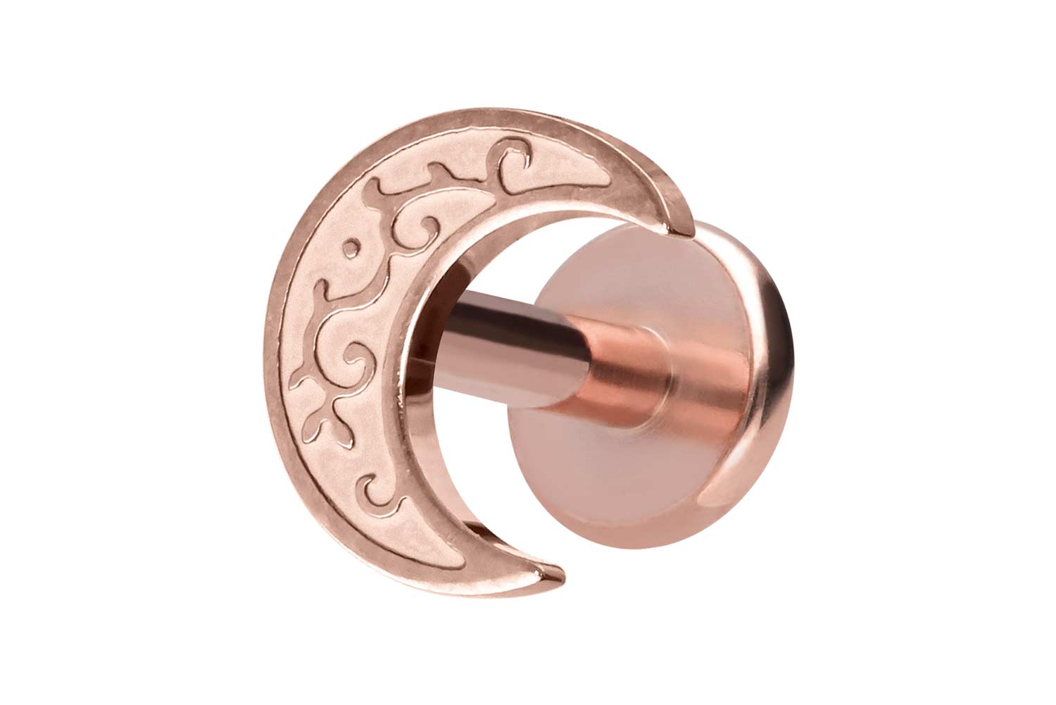 Titan Labret Piercing mit Innengewinde MOND